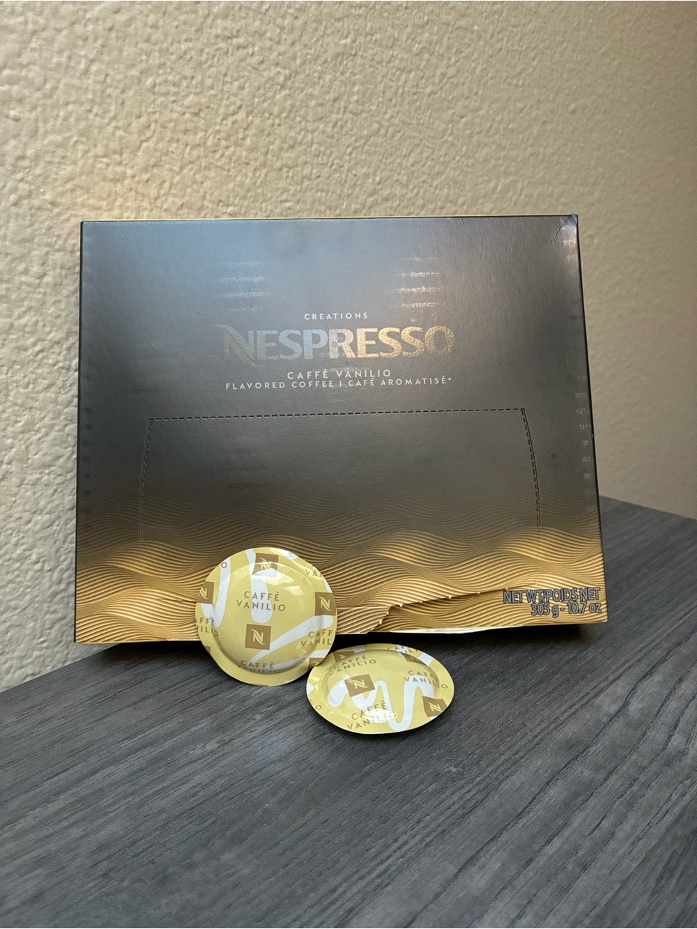 New Nespresso Caffe Vanilio Flavored Coffee Capsules, 50 Count